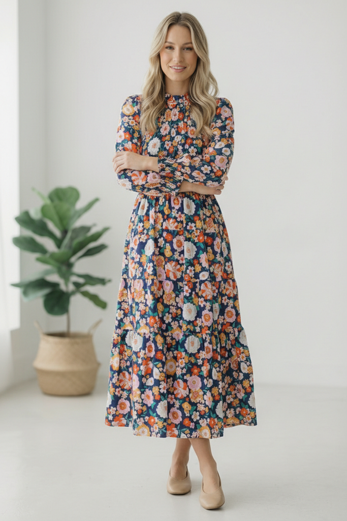 The Perfect Bouquet Tiered Dress