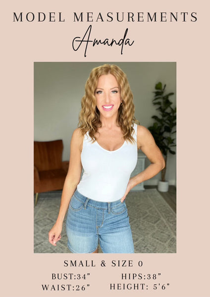 Judy Blue High Rise Control Top Wide Leg Crop Jeans in Pink - Online Only!