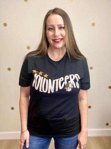 Black Tennessee Volunteers Smokey Tee