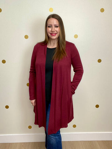 Wine Pocket Cardigan