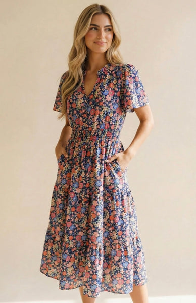 Multicolor Floral Dress