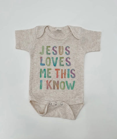Jesus Loves Me This I Know Onesie