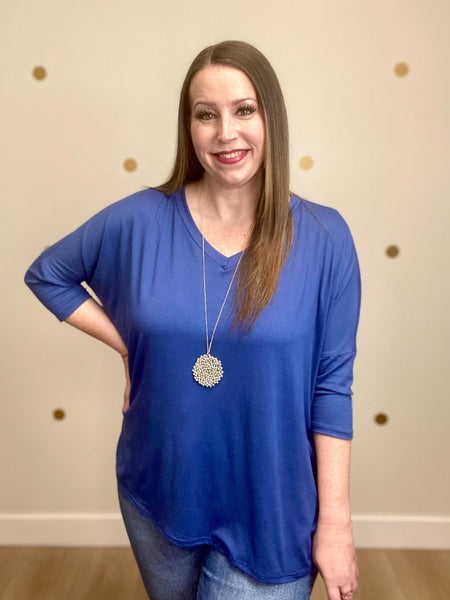 Blue Oversized Tunic