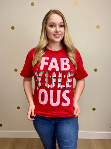FINAL SALE Fab-Yule-Ous Tee