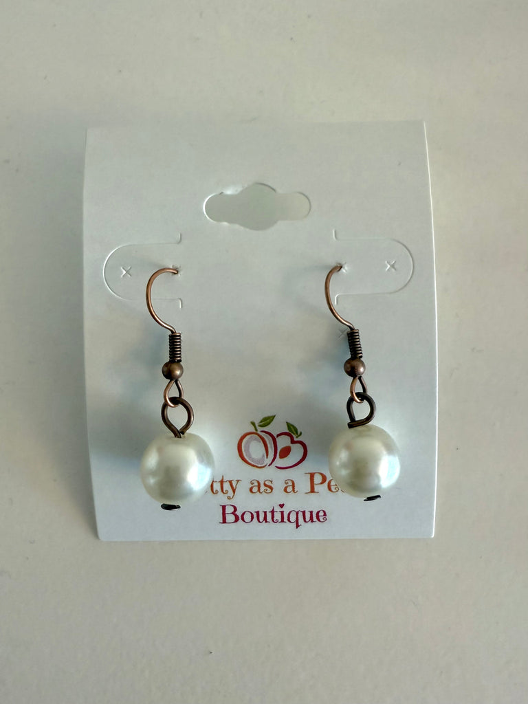 FINAL SALE Pearl Earrings