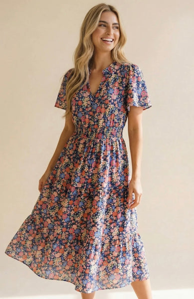 Multicolor Floral Dress
