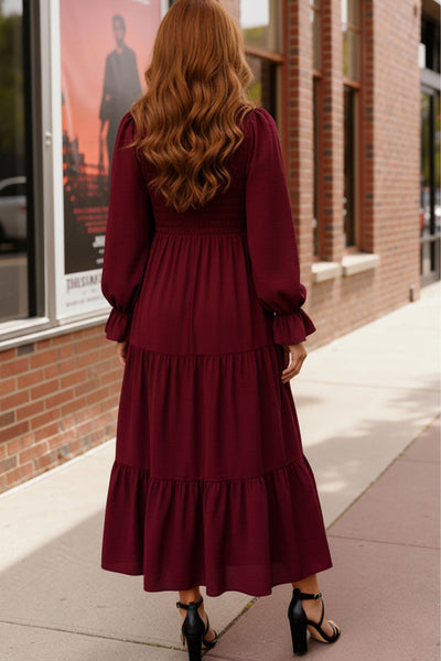 Burgundy Magic Maxi Dress - Online Only!
