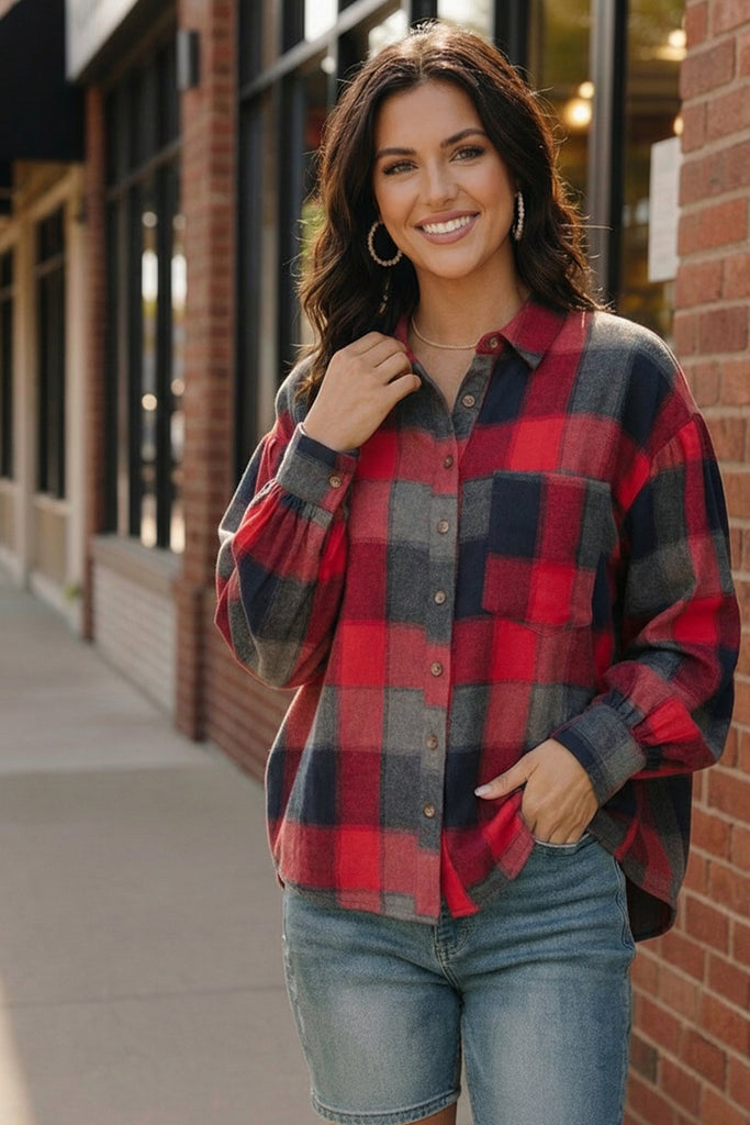 Lumberjack Love Flannel Button Down - Online Only!