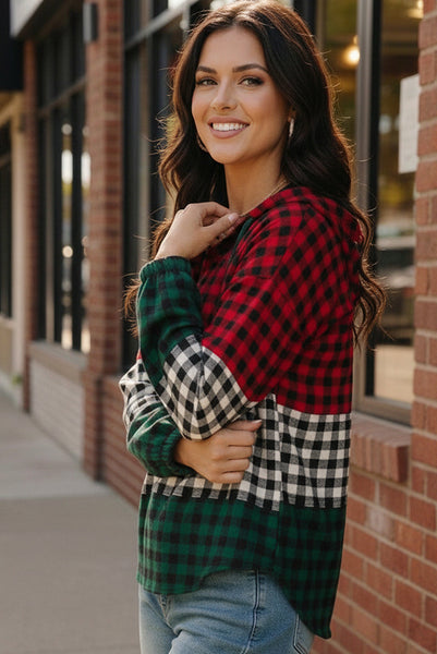 Holiday Cheer Check Hoodie - Online Only!
