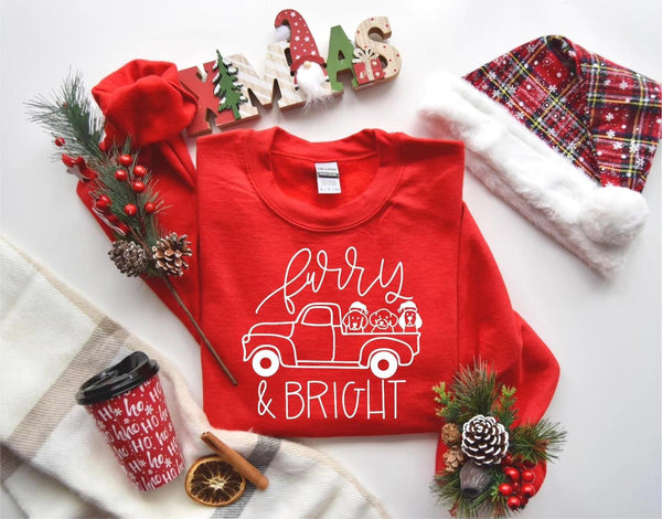 FINAL SALE Furry & Bright Sweatshirt