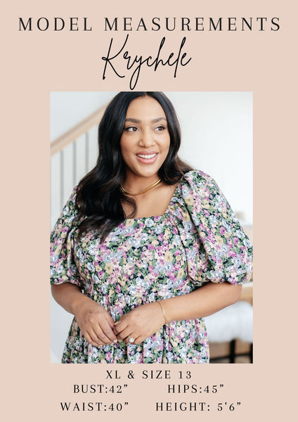 Royal and Red Abstract Peplum Top - Online Only!