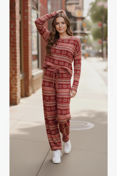 Red Holiday Fair Isle Set - Online Only!