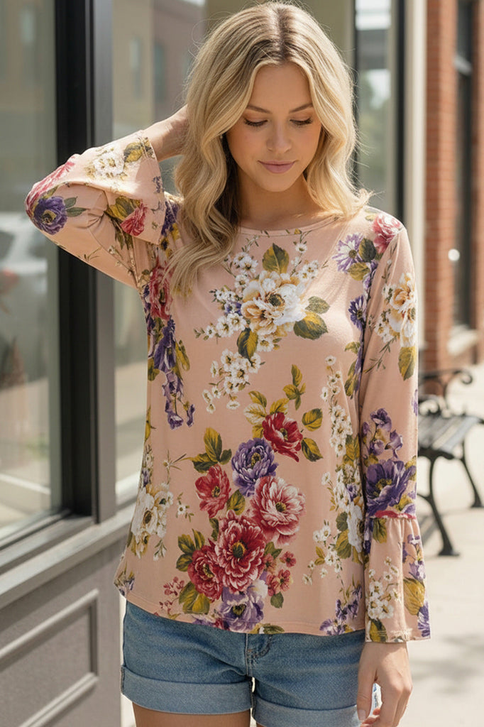 Love Grows Here Bell Sleeve Top - Online Only!