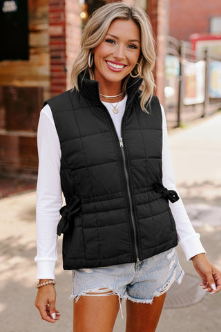 By the Campfire Cozy Black Vest - Online Only!