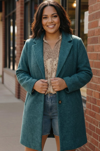 Frosted Teal Dream Coat - Online Only!