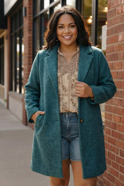 Frosted Teal Dream Coat - Online Only!