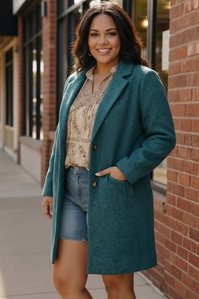 Frosted Teal Dream Coat - Online Only!