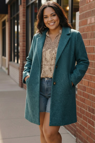 Frosted Teal Dream Coat - Online Only!