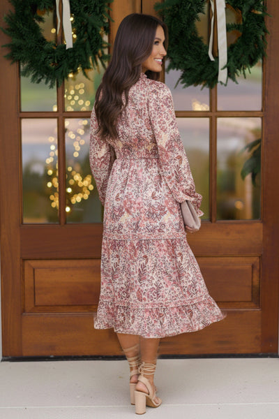 Bloom and Twirl Satin Floral Dress - Online Only!