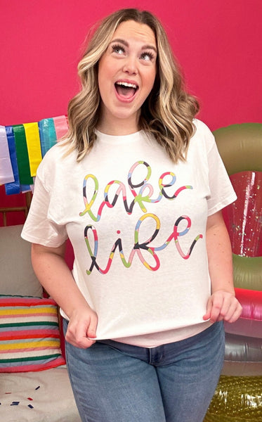 FINAL SALE Lake Life Multicolor Tee