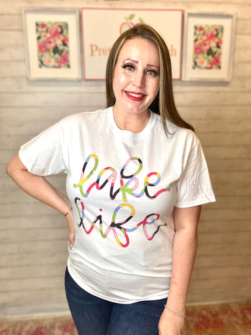 FINAL SALE Lake Life Multicolor Tee