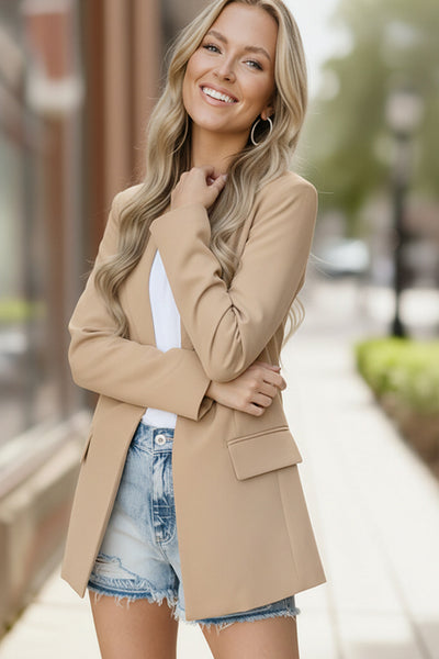 City Chic Taupe Blazer - Online Only!