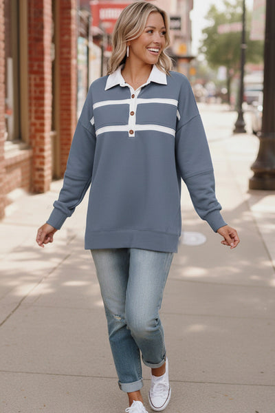 Chic Slate Blue Top - Online Only!