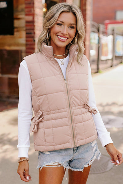 By the Campfire Cozy Tan Vest - Online Only!