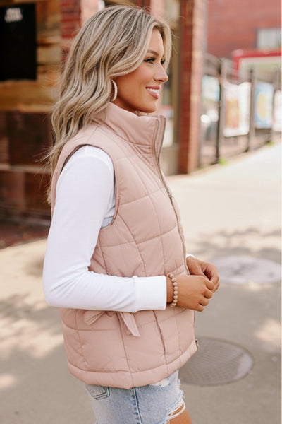 By the Campfire Cozy Tan Vest - Online Only!