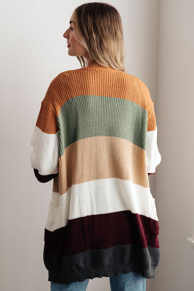 Long Drive Home Striped Cardigan - Online Only!