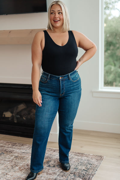 Judy Blue High Rise Button Fly Dad Jeans - Online Only!