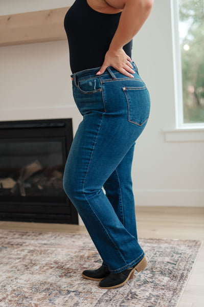 Judy Blue High Rise Button Fly Dad Jeans - Online Only!
