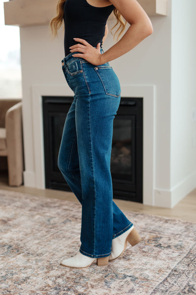 Judy Blue High Rise Button Fly Dad Jeans - Online Only!