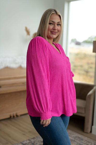 Very Refined V-Neck Blouse - Online Only!