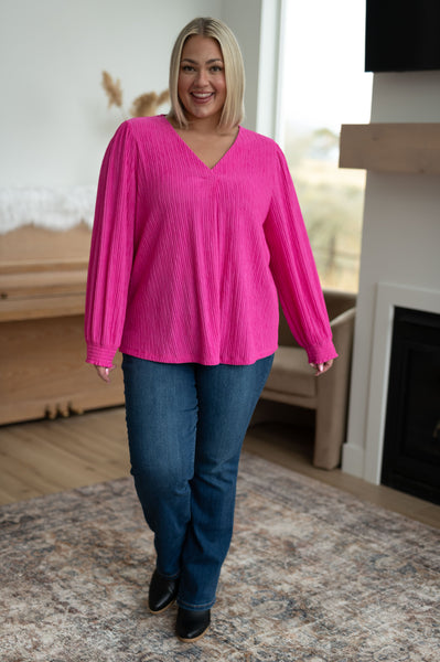 Very Refined V-Neck Blouse - Online Only!