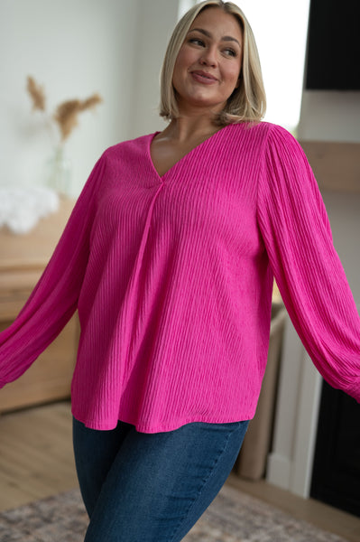 Very Refined V-Neck Blouse - Online Only!