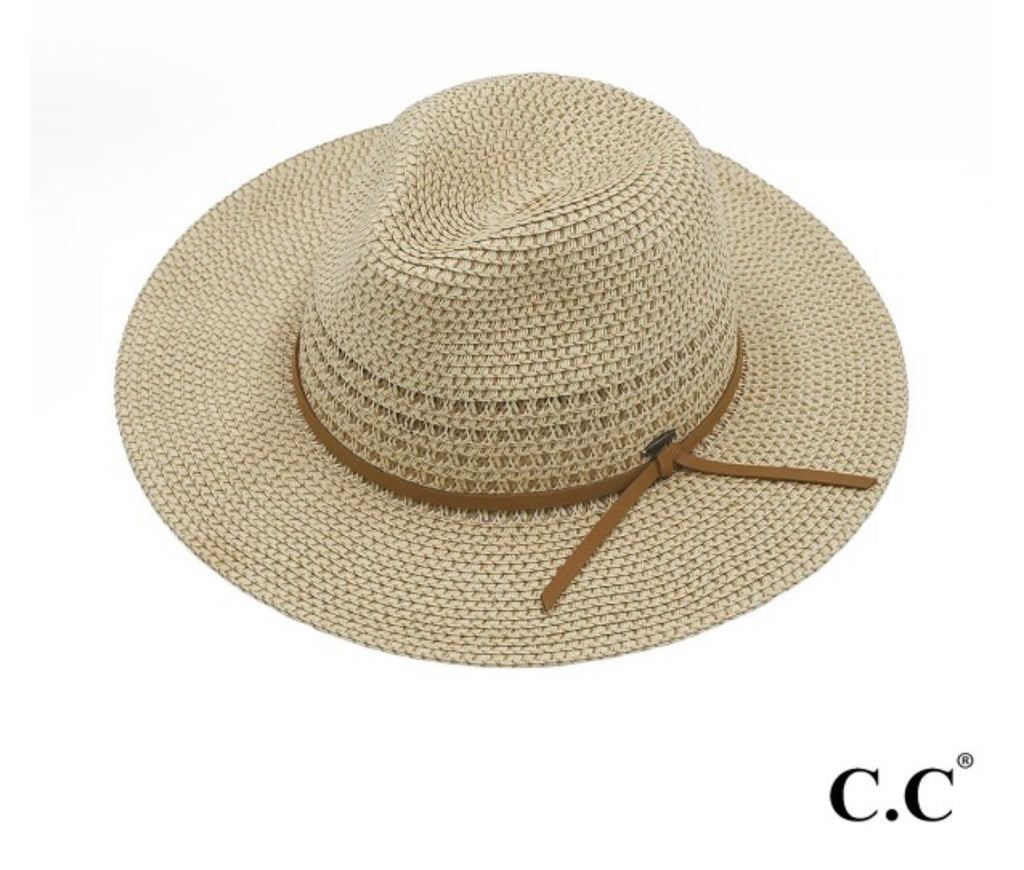 CC Beanie Natural Panama Hat
