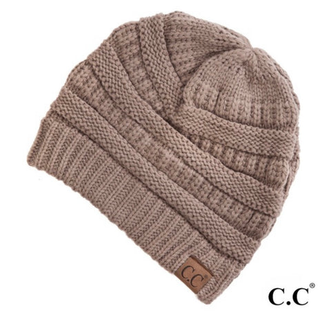 CC Taupe Beanie