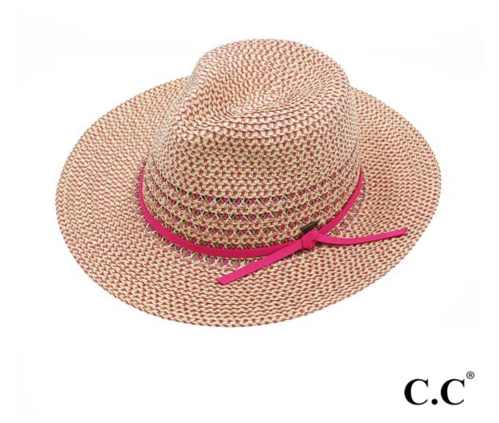 CC Beanie Pink Panama Hat