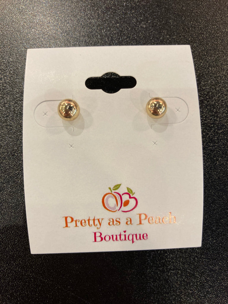 FINAL SALE Gold Stud Earrings