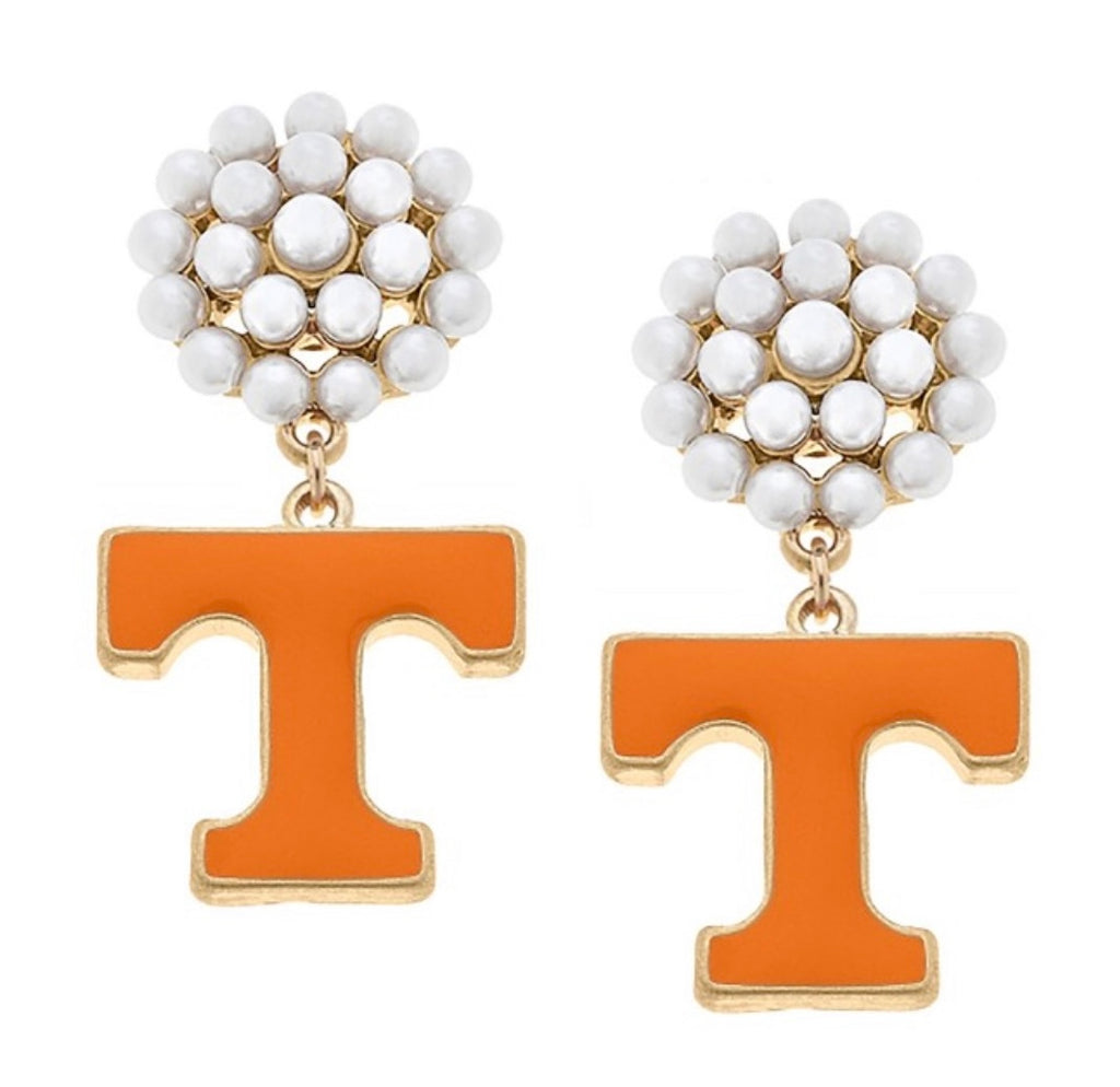 Tennessee Pearl Cluster Earrings